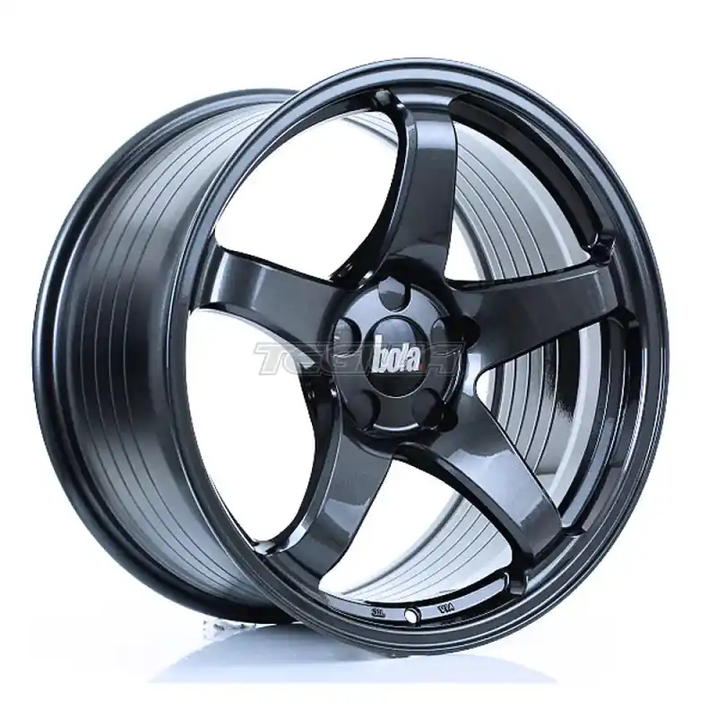 BOLA B2R Alloy Wheel 18x9.5 5x115 ET30 To 45 72.6mm CB Gloss Gunmetal Premium
