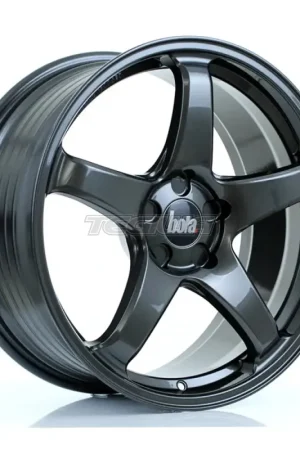 BOLA B2R Alloy Wheel 19x8.5 5x98 ET25 To 45 72.6mm CB Gloss Gunmetal Professional Grade