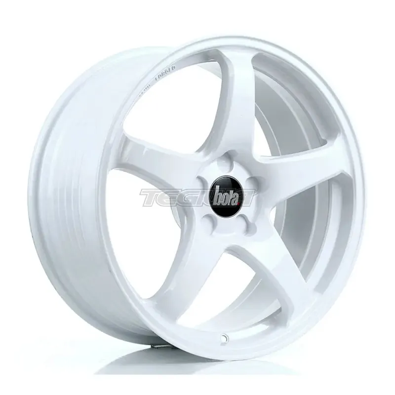 BOLA B2R Alloy Wheel 19x8.5 5x120 ET25 To 45 72.6mm CB White High Quality