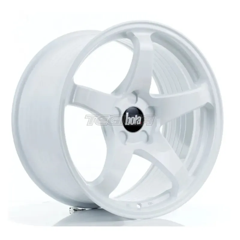 Exclusive Offer BOLA B2R Alloy Wheel 18x9.5 5x112 ET30 To 45 72.6mm CB White