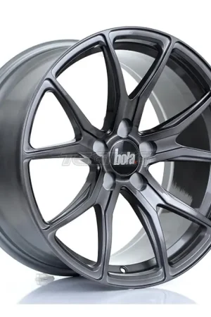 Flash Sale BOLA B6 Alloy Wheel 18x9 5x120.65 ET30 To 45 72.6mm CB Gloss Titanium