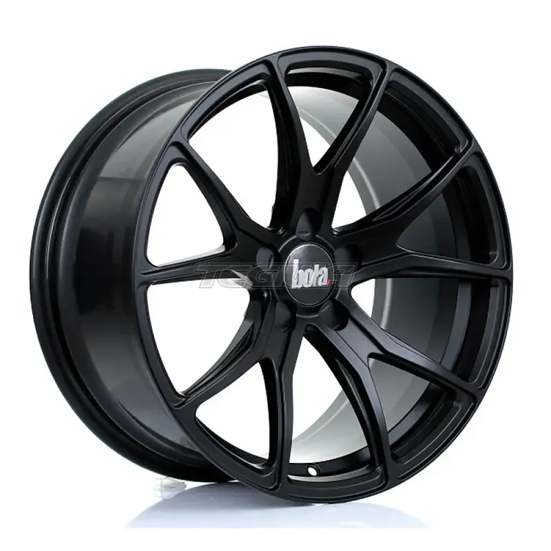 BOLA B6 Alloy Wheel 18x9 5x110 ET30 To 45 72.6mm CB Matt Black Handmade
