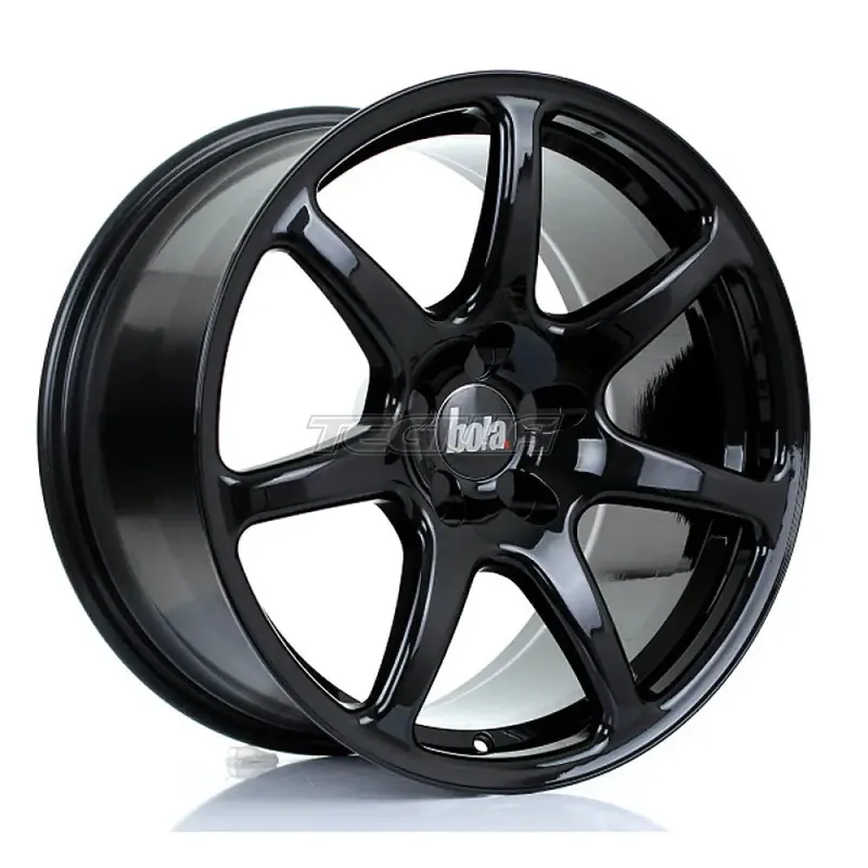 BOLA B7 Alloy Wheel 18x9.5 5x114 ET43 To 45 72.6mm CB Gloss Black Next Day Delivery