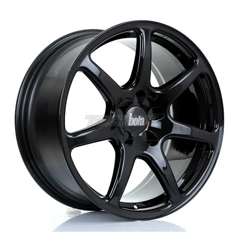 While Supplies Last BOLA B7 Alloy Wheel 18x8.5 5x115 ET25 To 45 72.6mm CB Gloss Black