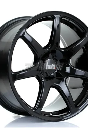 Sale BOLA B7 Alloy Wheel 18x9.5 5x115 ET25 To 45 72.6mm CB Gloss Black