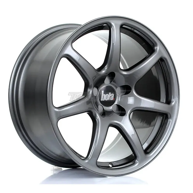 Reduced Price BOLA B7 Alloy Wheel 18x9.5 5x100 ET25 To 45 72.6mm CB Gloss Gunmetal