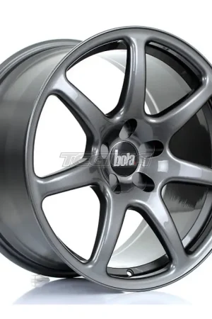 While Supplies Last BOLA B7 Alloy Wheel 18x9.5 5x120.65 ET25 To 45 72.6mm CB Gloss Gunmeta