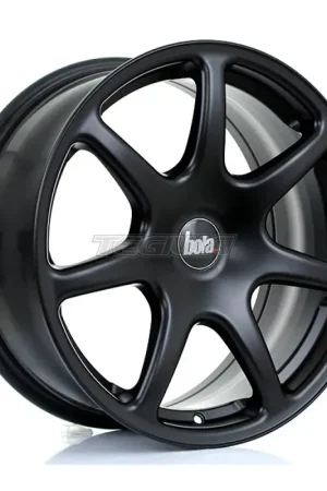 Price Cut BOLA B7 Alloy Wheel 17x7.5 4x100 ET40 To 45 72.6mm CB Matt Black