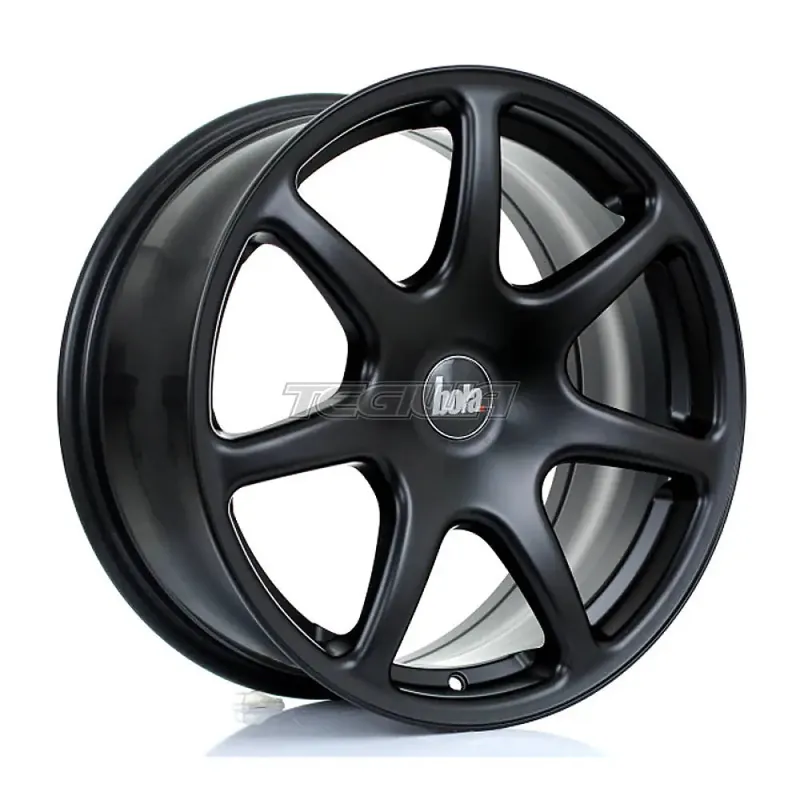 Free Delivery BOLA B7 Alloy Wheel 17x7.5 5x100 ET40 To 45 72.6mm CB Matt Black