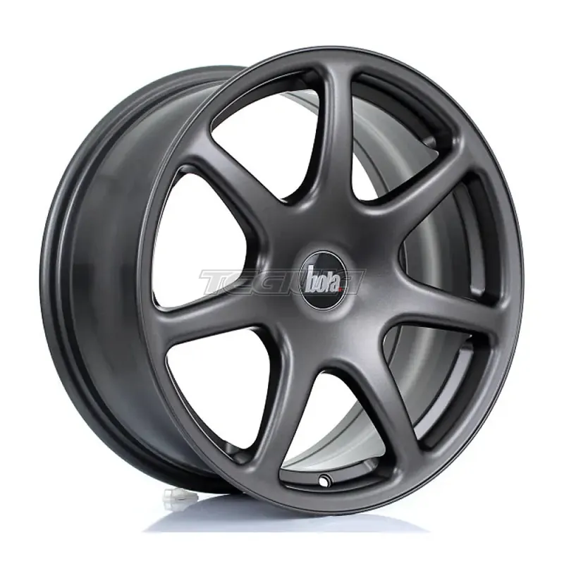 Premium BOLA B7 Alloy Wheel 17x7.5 4x108 ET40 To 45 72.6mm CB Matt Gunmetal