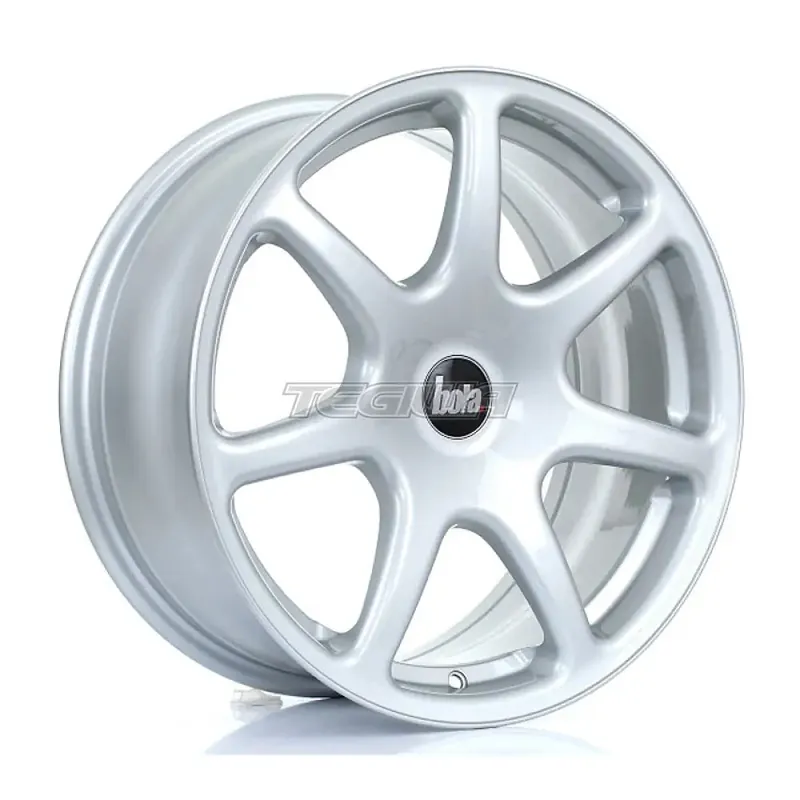 Premium BOLA B7 Alloy Wheel 17x7.5 4x100 ET40 To 45 72.6mm CB Silver