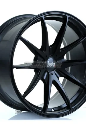 BOLA B9 Alloy Wheel 18x9 5x98 ET30 To 45 72.6mm CB Matt Black Handmade