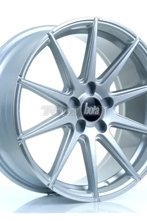 Handmade BOLA CSR Alloy Wheel 18x8 5x114 ET25 To 45 72.6mm CB Crystal Silver