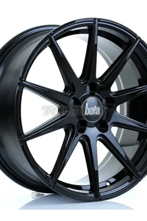 BOLA CSR Alloy Wheel 18x8 5x120 ET25 To 45 72.6mm CB Gloss Black Limited Time