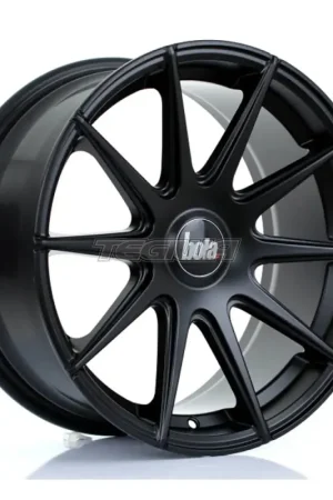 BOLA CSR Alloy Wheel 17x8 4x114 ET35 To 45 72.6mm CB Matt Black Viral
