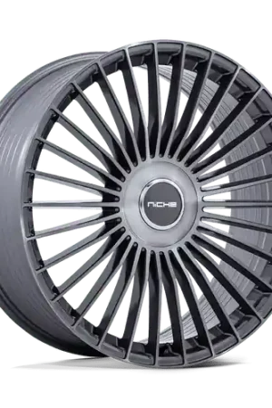 In Demand Niche 1PC NC282 SERENE 5X112/5X120 22x10.5 +38 GLOSS TITANIUM BRUSHED