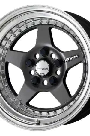Bargain Work Meister Cr01 5x115 16x7.5+-9 A Disk Matte Gunmetal