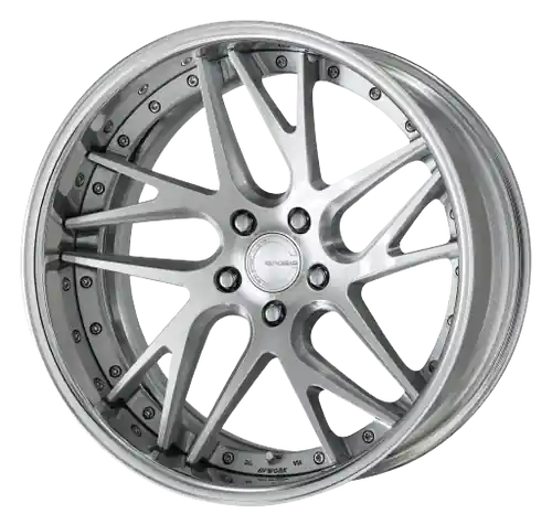 Work Gnosis Cvx 5x120 20x9.5+45 H Disk Brush Silver Clear Brand New