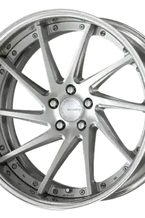 Work Gnosis Cvs 5x114.3 19x8.5+45 H Disk Brush Silver Clear In Demand