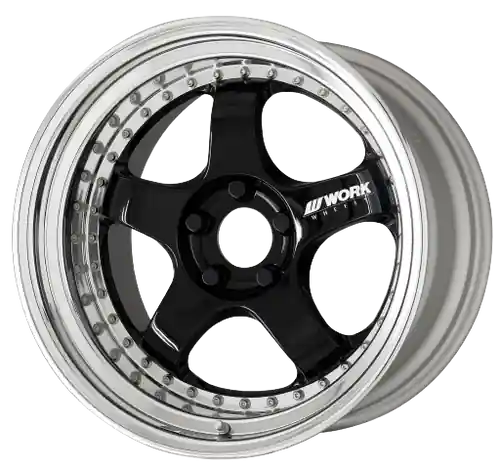 Work Meister S1 3P 5x120 18x8+43 R Disk Black Price Cut