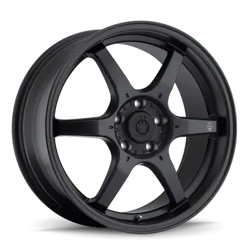 Konig Backbone 5x114.3 16x7+40 Matte Black Milling Logo on Spoke Don’t Miss Out