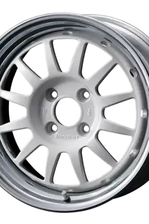 WedsSport Racing 2-Piece 4x100 15x7.0+23 White Modern
