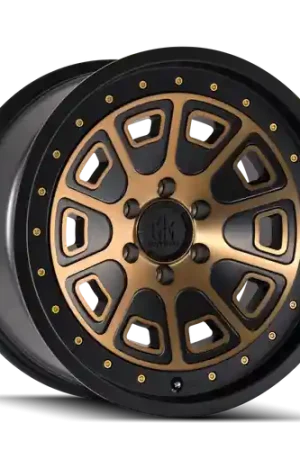 Mayhem Flat Iron 8301 6x135 18x9+0 Matte Black W/Bronze Tint While Supplies Last