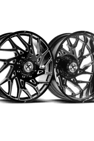 Low Price XF Dually XF-229 Dually 8x200 24x8.25 -232 Gloss Black & Milled
