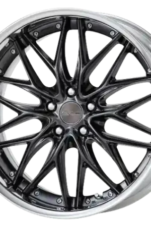 Free Shipping Work Schwert Quell 5x108 19x9.5+30 A Disk Brilliant Silver Black