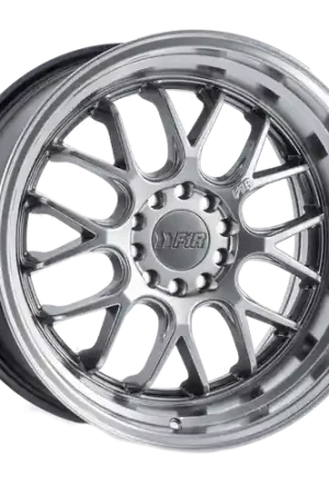 F1R F21 5x100/5x114.3 18x10.5 +20 Hyper Black/Polish Lip v2 Today Only