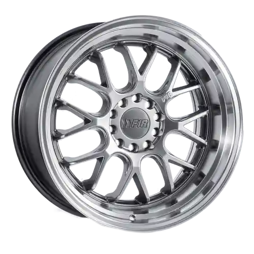 F1R F21 5x100/5x114.3 18x10.5 +20 Hyper Black/Polish Lip v2 Today Only