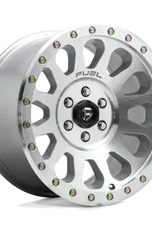 Fuel 1PC D647 VECTOR 6X139.7 17X8.5 -6 DIAMOND CUT MACHINED WITH CLEAR COAT WITH Deal