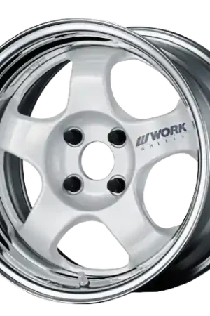 Direct From Factory Work Meister S1 2P 5x112 15x9+0 A Disk White
