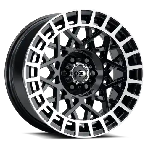 Vision Street-Designs 349 Savage 6x139.7 17x8.5-12 Gloss Black Machined Lip Free Shipping