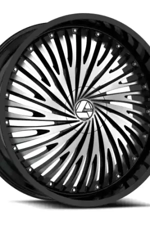 Latest Azara AZA-526 5x115/5x120 24x9 +15 Gloss Black & Machined