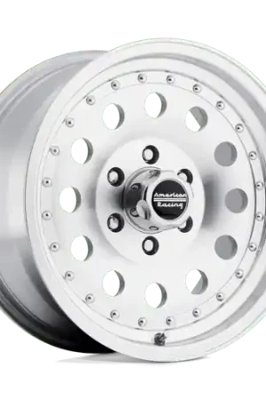 American Racing AR62 OUTLAW II 6X135 17X8 +18 MACHINED W/ CLEAR COAT Crafted