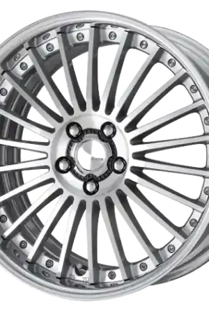 Work Lanvec Lf1 5x100 19x8.5+22 A Disk Machine Silver Polish Instant Buy