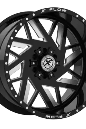 Special Offer XFX Flow XFX-306 6x135/6x139.7 26x14 -76 Gloss Black & Milled