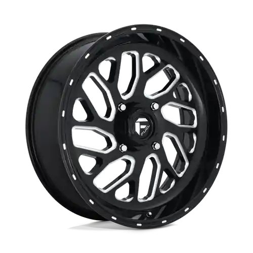 Modern Fuel UTV D581 TRITON 4X156 20X7 +13 GLOSS BLACK MILLED