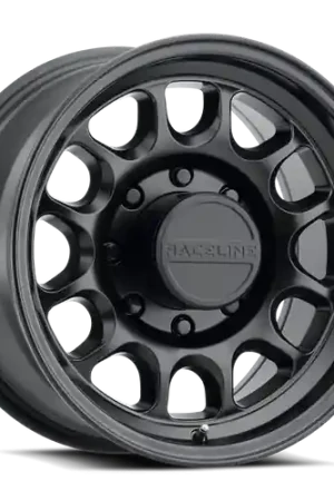 Original Raceline 958B Rogue 5X108 17x8 30 Satin Black