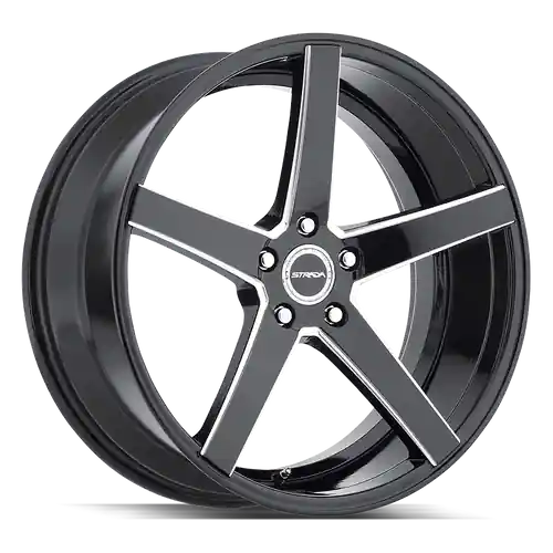 Low Price Strada Perfetto 6x135 24x10 +24 Gloss Black Milled