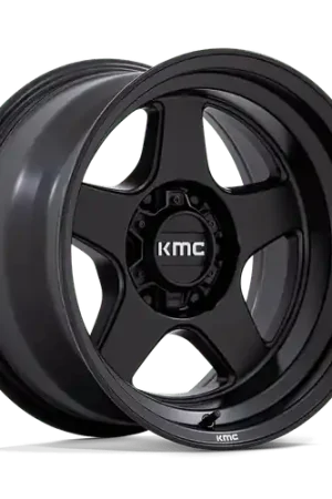 Low Price KMC KM728 LOBO 5X127 17X8.5 -10 MATTE BLACK