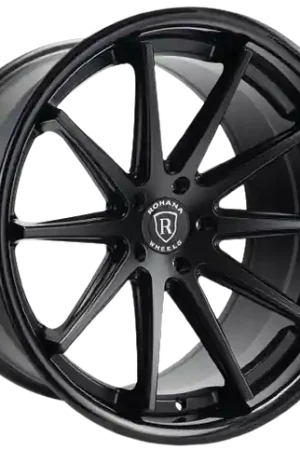 Rohana RFC10 5x120 22x10.5+42 Matte Black/Gloss Black Lip No Minimum Order