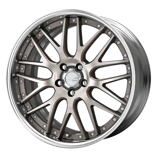 Work Lanvec Lm1 5x100 18x11.5+12 A Disk Trans Gray Polish Bulk Order