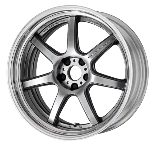 Work T7r 2P 5x115 20x10.5 +38 GT SILVER Authentic