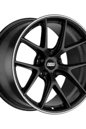 Hot Picks BBS CI-R 5x114.3 19x8 +38 Satin Black Polished Rim Protector