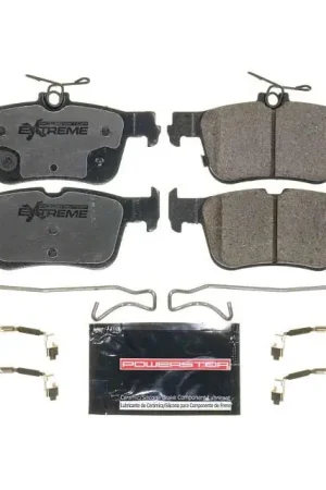 Fan Favorite PowerStop Z26 Street Performance Carbon-Fiber Ceramic Brake Pads; Rear Pair