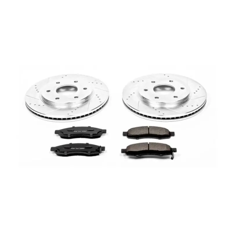 Time-Limited Power Stop 04-05 Infiniti QX56 Front Z23 Evolution Sport Brake Kit — PMD Premier Motoring Development