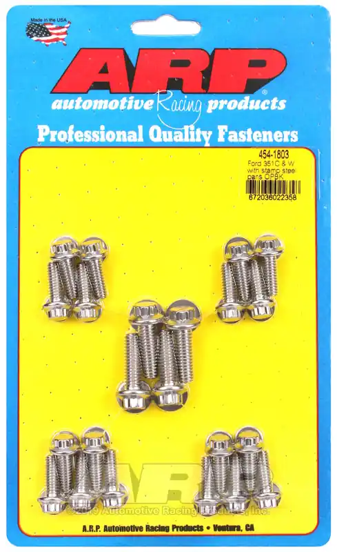 Trusted Brand ARP Ford SS 12pt 351C and W Oil Pan Bolt Kit — PMD Premier Motoring Development