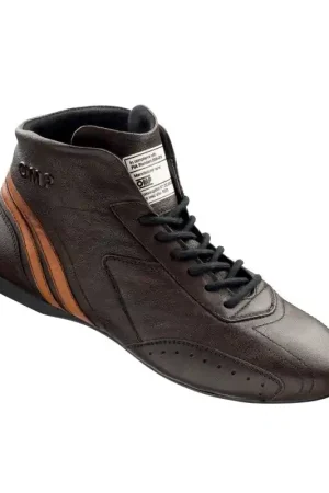 OMP Carrera Low Boots My2021 Dark Brown - Size47 (Fia 8856-2018) — PMD Premier Motoring Development Reduced Price